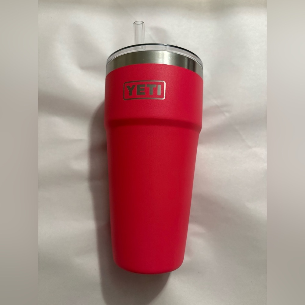 YETI 26 Oz. Rambler Tumbler - Coral Pink
